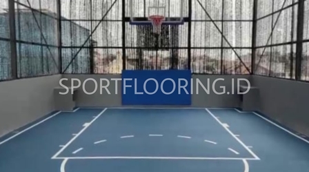 sportflooring.id kelebihan kekurangan lapangan basket finishing vinyl