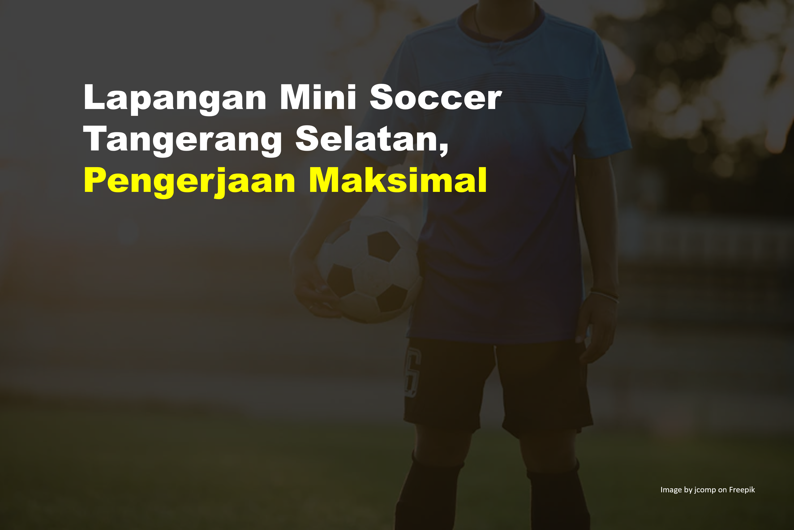 Lapangan Mini Soccer Tangerang Selatan, Pengerjaan Maksimal 10 Lapangan Mini Soccer Tangerang Selatan